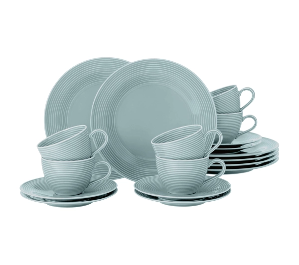 Zastawa stołowa - Seltmann Beat Color Glaze 18 elementów Niebieski