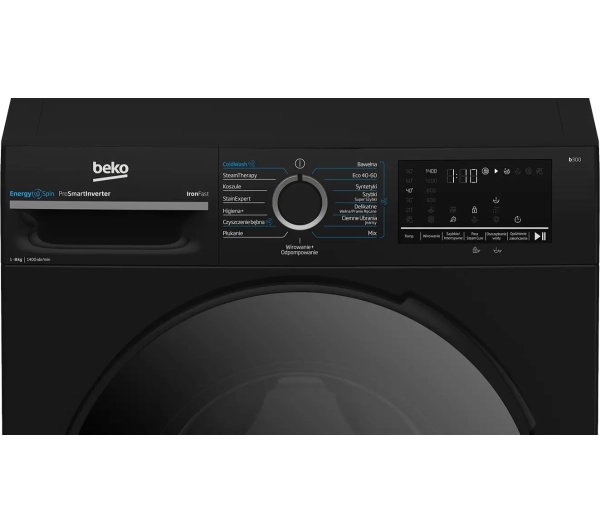 Beko pralka b300 BM3WFT48415PBDC EnergySpin 8kg 1400obr/min + suszarka b300 BM3T48249PBDC 52,1cm 8kg - TRZECI -55%, ALBO 5-TY ZA 1ZŁ - Kup na Raty - RRSO 0%