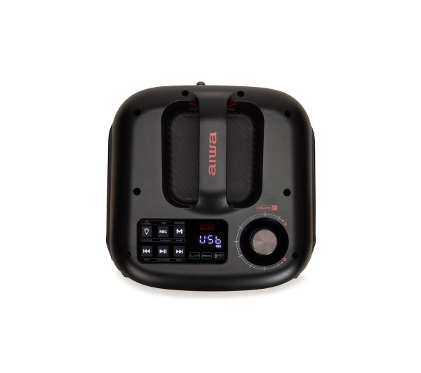 Aiwa KBTUS-250  40W Bluetooth Radio FM, DAB Mikrofon Karaoke Czarny - Kup na Raty - RRSO 0%