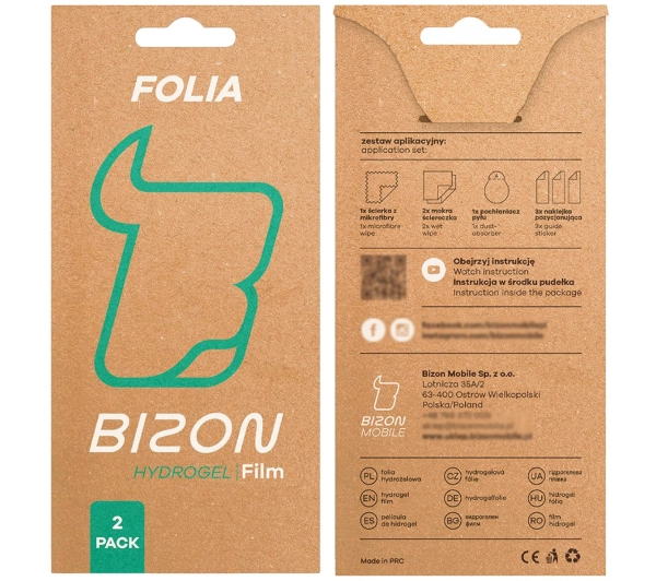 Bizon na ekran Hydrogel Front do Xiaomi Poco F7 Pro / F7 Ultra 2 sztuki