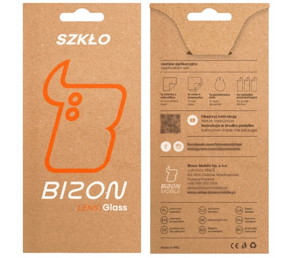 Bizon na aparat Silk Lens do Google Pixel 9a 2 sztuki