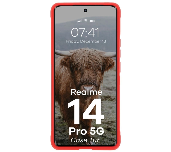 Bizon Tur do Realme 14 Pro 5G Czerwony