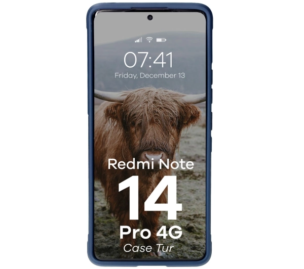 Bizon Tur do Xiaomi Redmi Note 14 Pro 4G Granatowy