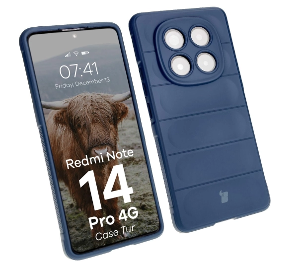 Bizon Tur do Xiaomi Redmi Note 14 Pro 4G Granatowy