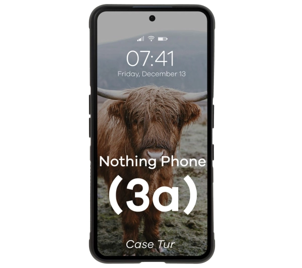 Bizon Tur do Nothing Phone 3a Czarny