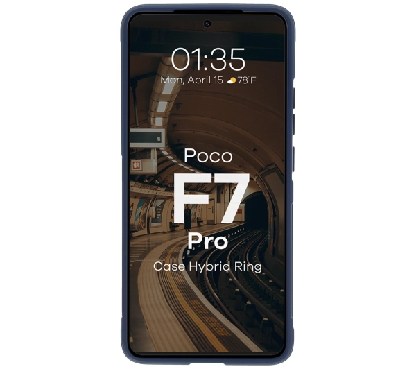 Bizon Tur do Xiaomi Poco F7 Pro Granatowy