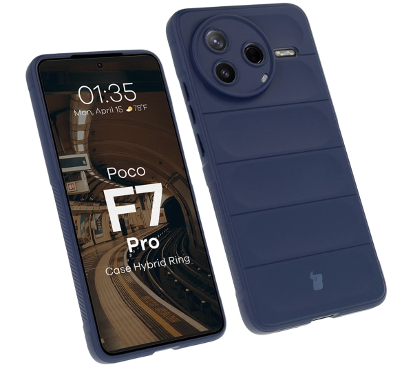 Bizon Tur do Xiaomi Poco F7 Pro Granatowy