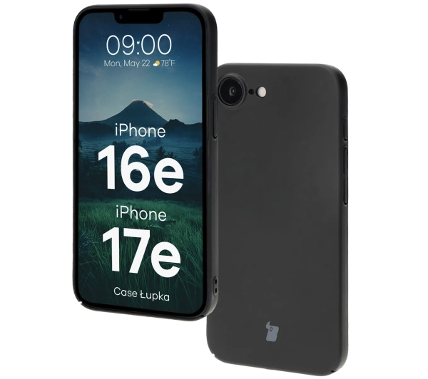 Bizon Łupka do iPhone 16e/17e Czarny