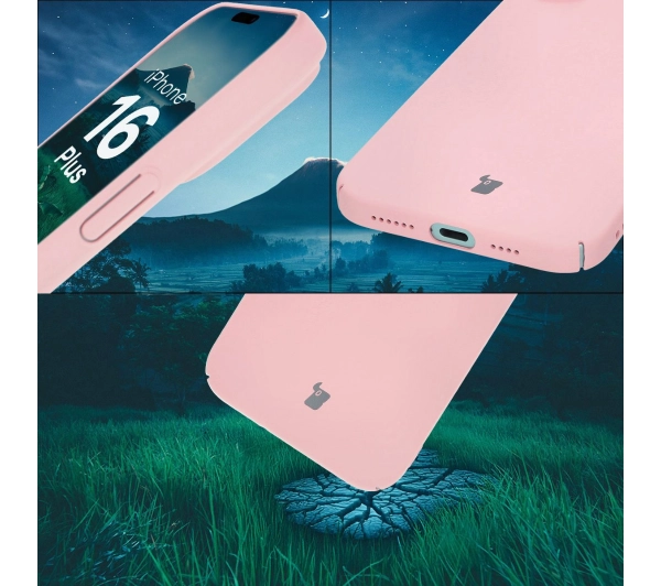 Bizon Łupka do iPhone 16 Plus Różowy