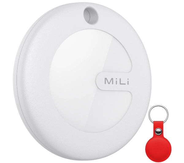 Lokalizator MILI MiTag Biały + Etui Czerwony