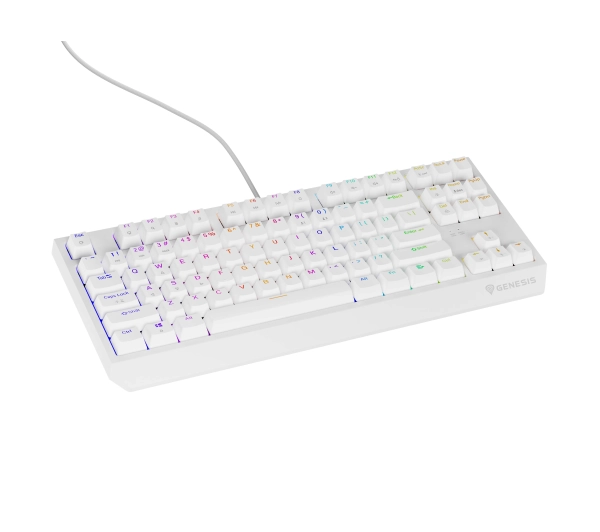 Genesis Thor 230 TKL US RGB Outemu Red Biały