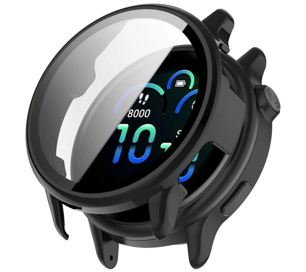 Bizon ze szkłem do Garmin Vivoactive 6 czarny