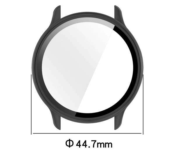 Bizon ze szkłem do Garmin Vivoactive 6 czarny