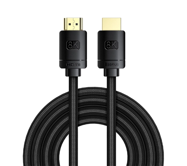 Baseus CAKGQL01 HDMI 2.1 High Definition Series 8K 60Hz 3D HDR 48Gbps 3m Czarny