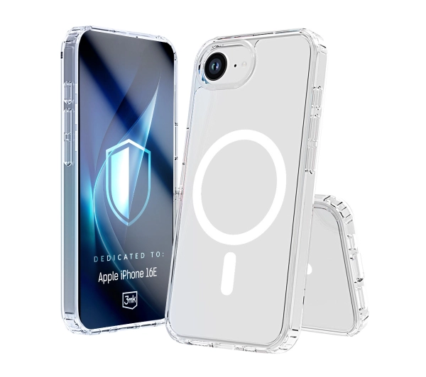 3mk Armor MagCase do iPhone 16e Przezroczysty
