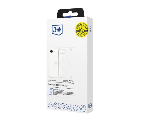 3mk Armor MagCase do iPhone 16e Przezroczysty