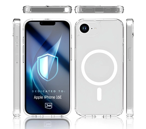 3mk Armor MagCase do iPhone 16e Przezroczysty
