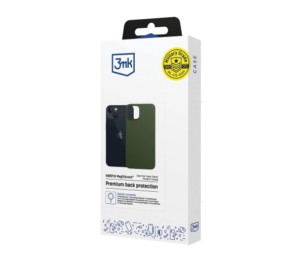 3mk Hardy MagSilicone Alpine Green do iPhone 15