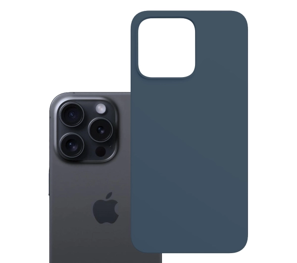 3mk Hardy MagSilicone Royal Blue do iPhone 15 Pro Max Niebieski