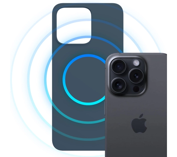 3mk Hardy MagSilicone Royal Blue do iPhone 15 Pro Max Niebieski