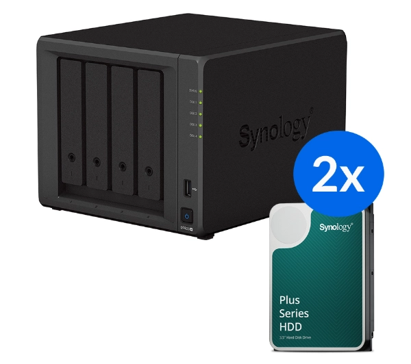 Serwer plików SYNOLOGY DS925+ 24TB (2x12TB), 4GB RAM