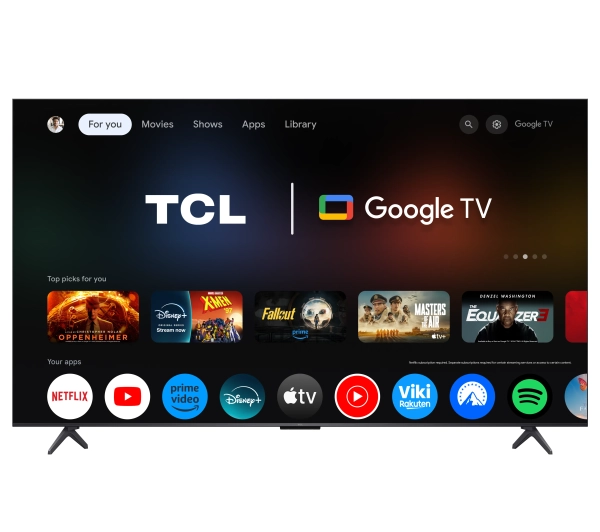 TCL 50C6K 50" QD-Mini LED 4K 144Hz Google TV Dolby Vision IQ Dolby Atmos HDMI 2.1 DVB-T2 - Kup na Raty - RRSO 0%