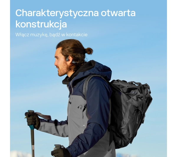 Shokz OpenRun Pro 2 Mini Przewodnictwo kostne Bluetooth 5.3 Czarny - ⚡ EURO HIT CENOWY! ⚡ - Kup na Raty - RRSO 0%
