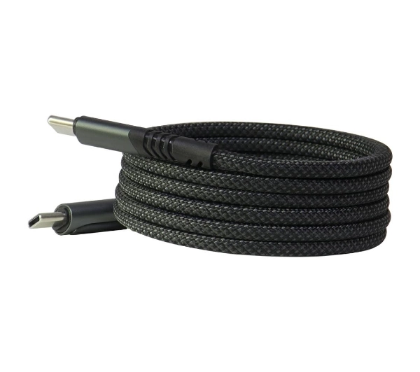 AUDI AU-CB01CTC-GT/D1-BK USB-C do USB-C 2.0 Charge & Sync Cable 20V 3A 60W  1,2m Czarny