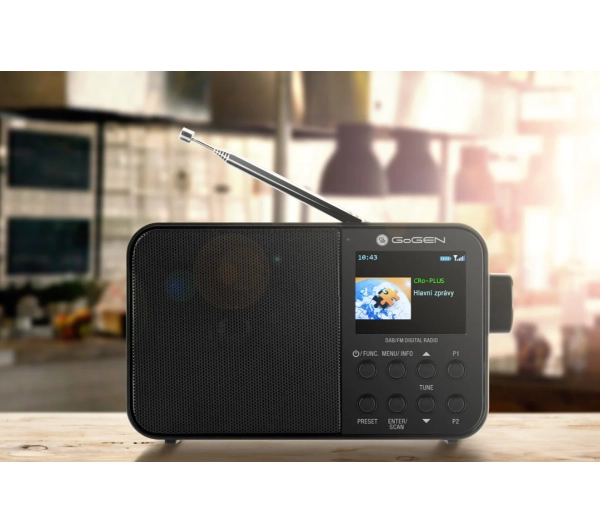 GoGEN DAB 500 BTC Radio FM DAB+ Czarny