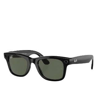 Ray-Ban RW4006 Meta Wayfarer Shiny Black G15 Green - Kup na Raty - RRSO 0%