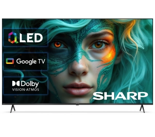 Sharp 55HP5765E 55" QLED 4K Google TV Dolby Vision Dolby Atmos HDMI 2.1 DVB-T2 - ⚡ BESTSELLERY ⚡ - Kup na Raty - RRSO 0%