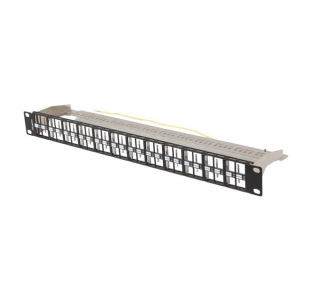 Lanberg PPKS-1248-B PUSTY 48 PORT 1U 19" FTP Czarny