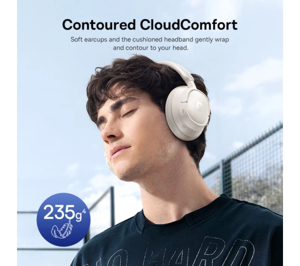 Baseus BH1 NC Nauszne Bluetooth 6.0 Biały - ⚡ BESTSELLERY ⚡