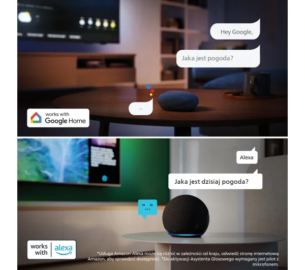 Philips OLED+ 55OLED910/12 55" OLED 4K 144Hz Google TV Funkcje AI Ambilight Dolby Vision Dolby Atmos Dźwięk B&W HDMI 2.1 - Kup na Raty - RRSO 0%