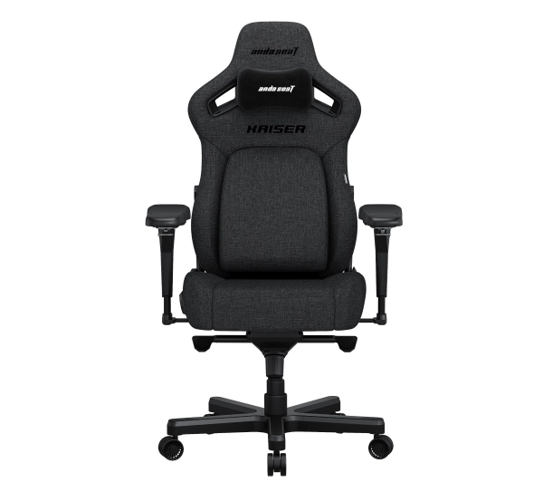 Anda Seat Kaiser 4 L Gamingowy do 120kg Tkanina Ciemnoszary