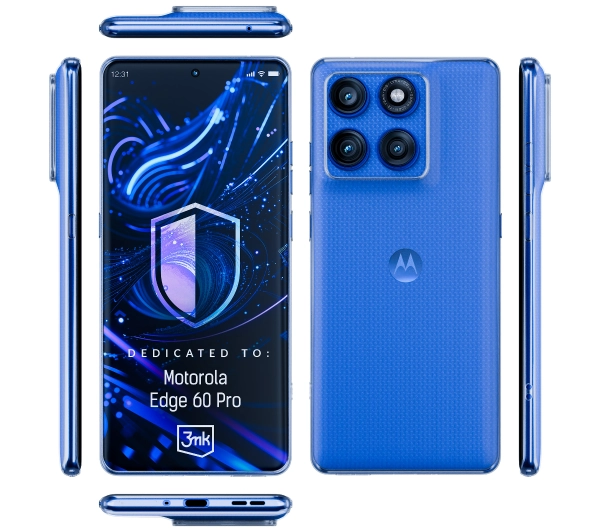 3mk Clear Case do Motorola Edge 60 Pro