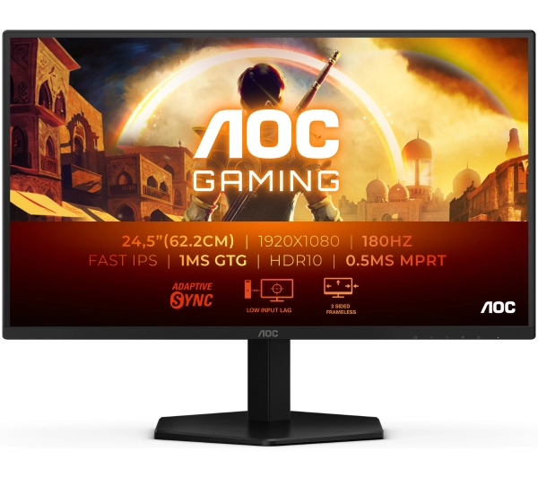 AOC 25G42E 24,5" Full HD Fast IPS 180Hz 0,5ms MPRT Gamingowy