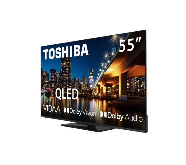 Toshiba 55QV3463DG 55" QLED 4K Smart TV VIDAA Dolby Vision HDMI 2.1 DVB-T2 - Kup na Raty - RRSO 0%