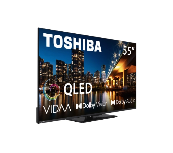 Toshiba 55QV3463DG 55" QLED 4K Smart TV VIDAA Dolby Vision HDMI 2.1 DVB-T2 - Kup na Raty - RRSO 0%