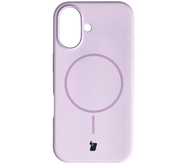Bizon Soft z MagSafe do Apple iPhone 16 Fioletowy