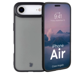 Bizon Angelo do Apple iPhone Air Przydymione z czarną ramką