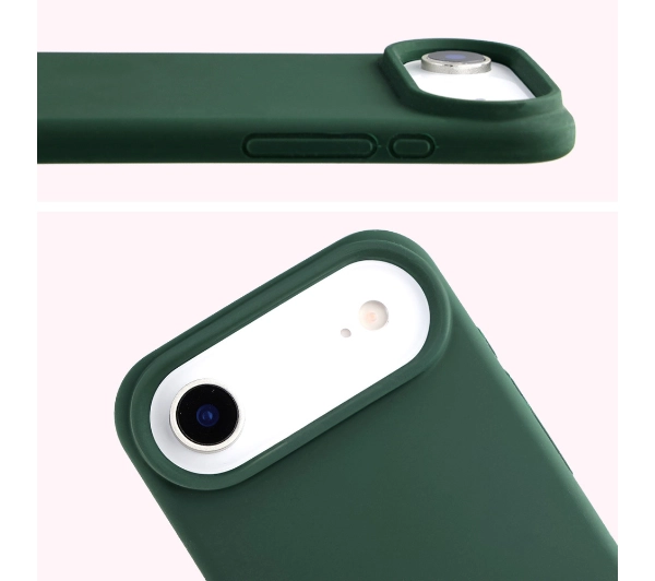 Bizon Silikonowe Soft do Apple iPhone Air Ciemnozielony