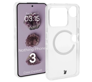 Bizon CrystalO z MagSafe do Nothing Phone 3 Przezroczyste