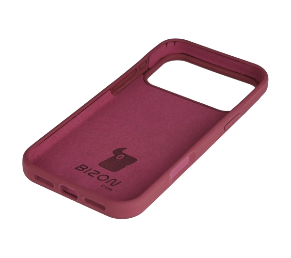 Bizon Silikonowe Soft do Apple iPhone 17 Pro Max Śliwkowy