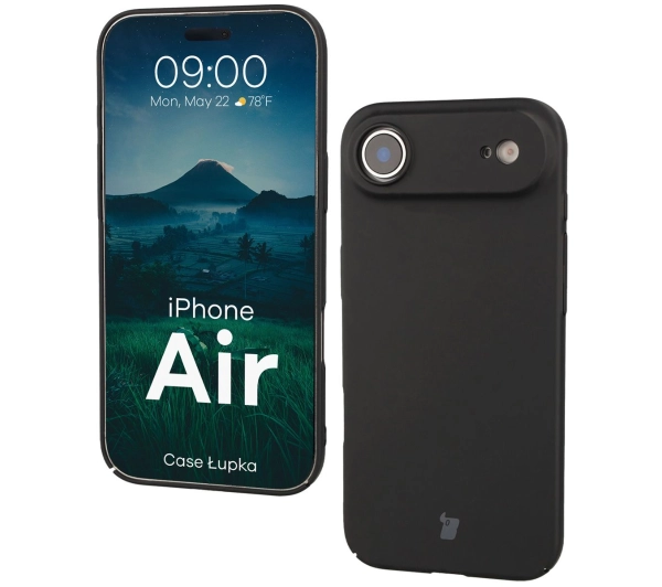 Bizon Łupka do Apple iPhone Air Czarny