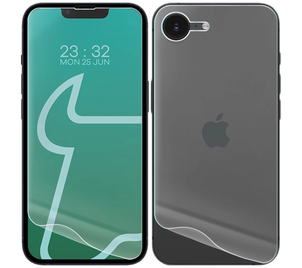 Bizon na tył i przód Bizon Glass Hydrogel Pack do Apple iPhone 16e