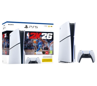 Sony PlayStation 5 Slim D Chassis (PS5) 1TB z napędem + NBA 2K26 - Kup na Raty - RRSO 0%