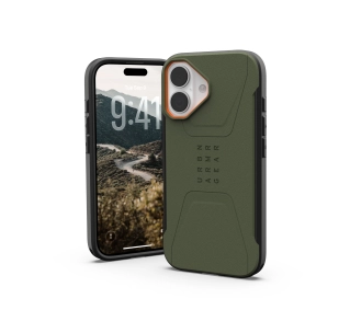 UAG Civilian z MagSafe do iPhone 17 Olive Orange