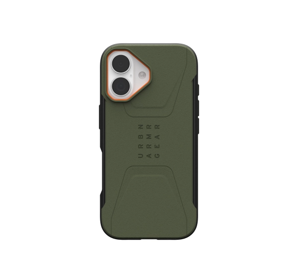 UAG Civilian z MagSafe do iPhone 17 Olive Orange