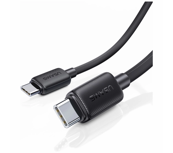 USAMS KY Series 60W USB-C do USB-C 1m Czarny